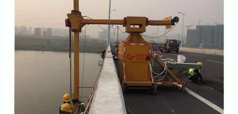 橋梁排水管安裝施工設備