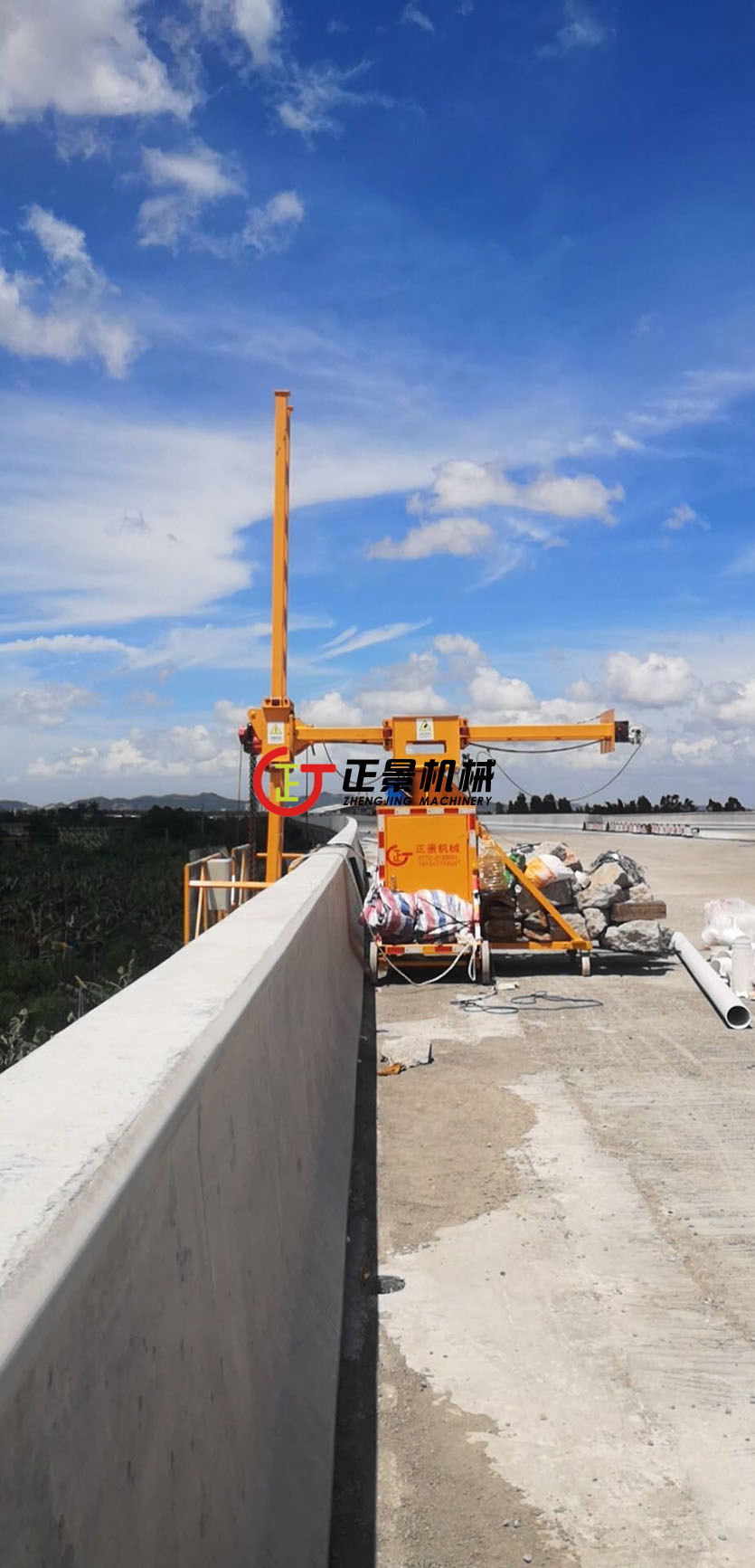 橋梁排水管安裝設備