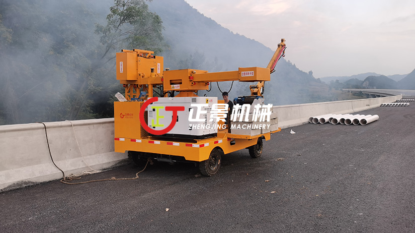 橋梁排水管安裝設備