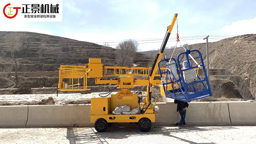 橋梁排水管安裝車
