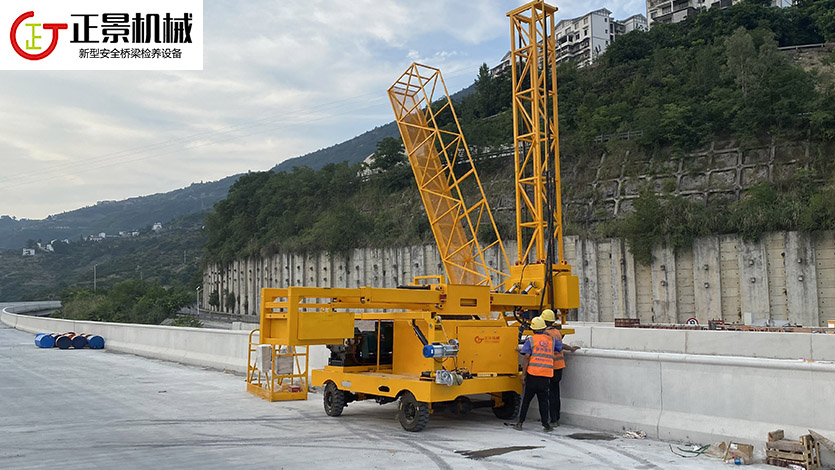 橋梁排水管安裝車