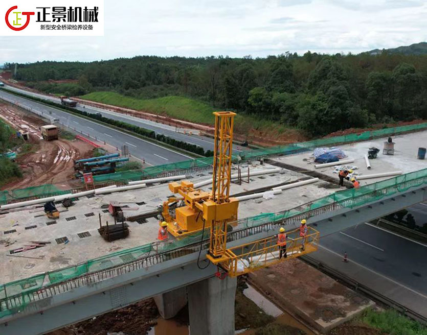 橋梁排水管安裝車