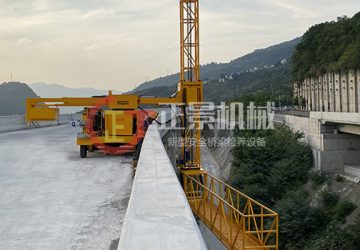 橋梁排水管安裝車集錦